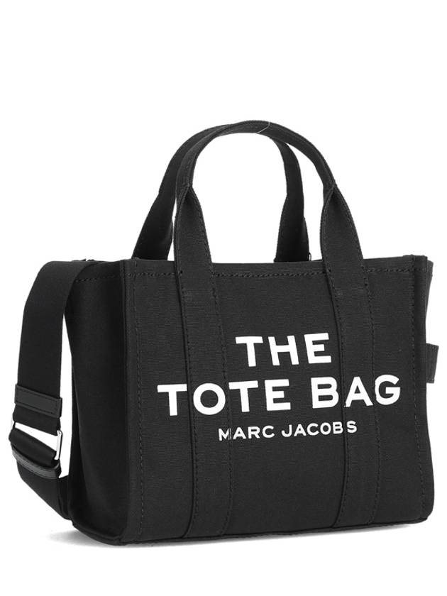 Logo Canvas Small Tote Bag Black - MARC JACOBS - BALAAN 3