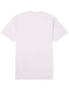 Logo Patch Short Sleeve T-Shirt Pink - STONE ISLAND - BALAAN 4