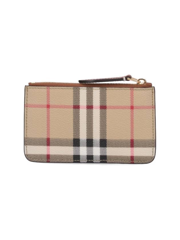 Check Print Coin Wallet Beige - BURBERRY - BALAAN 4