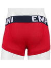 Men's Logo Trunk Briefs Red - EMPORIO ARMANI - 5