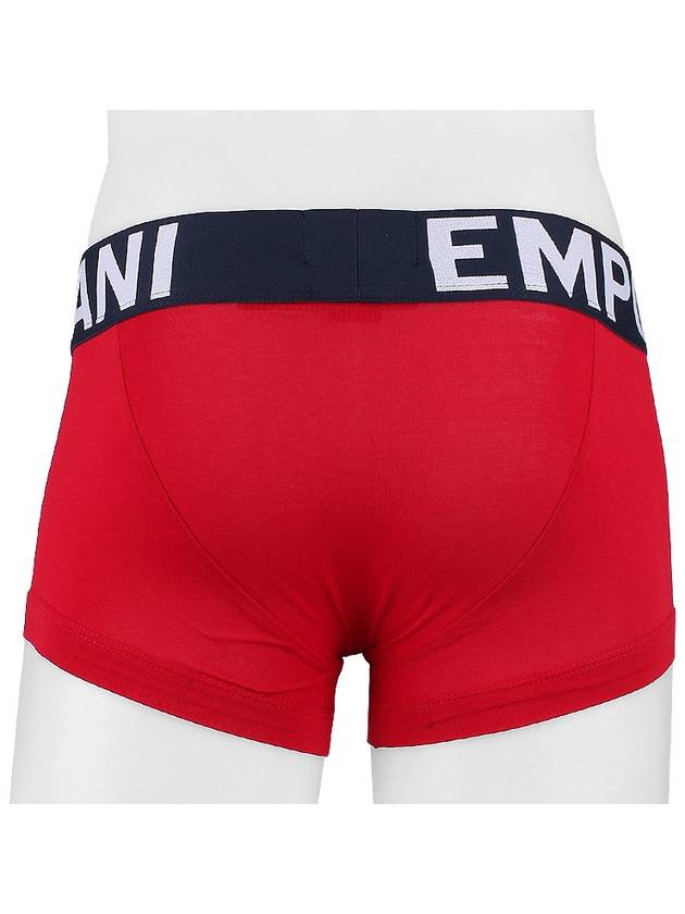 Men's Logo Trunk Briefs Red - EMPORIO ARMANI - BALAAN 5