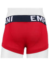 Men's Logo Trunk Briefs Red - EMPORIO ARMANI - BALAAN 5