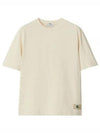 EKD Cotton Short Sleeve T-Shirt Ivory - BURBERRY - BALAAN 2