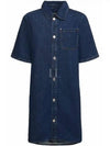 Venice Short Dress Stonewashed Indigo - A.P.C. - BALAAN 2