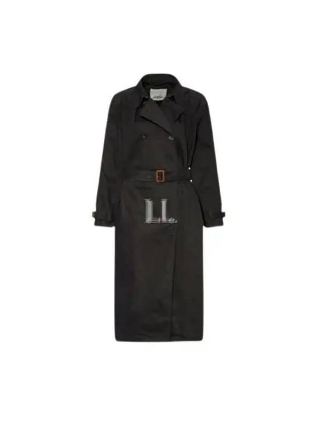 Edenna Trench Coat Black - ISABEL MARANT - BALAAN 2