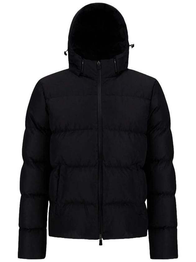 Zipper-Up Hooded Puff Padding Black - HERNO - BALAAN 2