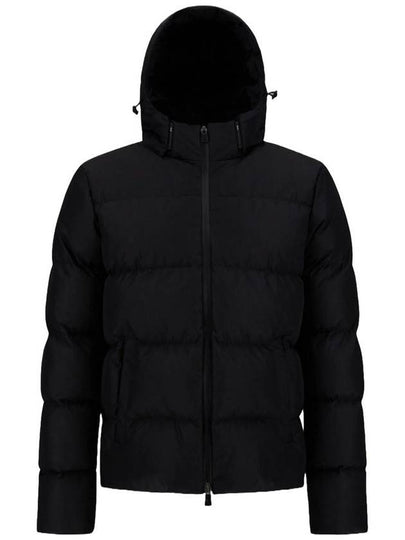 Zipper-Up Hooded Puff Padding Black - HERNO - BALAAN 2