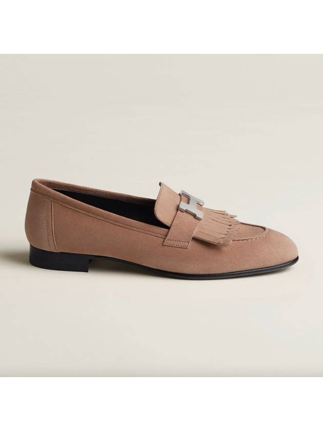 royal loafers beige - HERMES - BALAAN 4