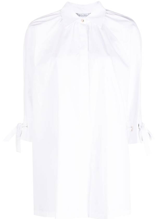 Cotton Shirt White - MAX MARA - BALAAN 3