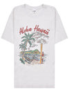 Easy Aloha Short Sleeve T Shirt 024 02W9ET013 VINTAGEWHITE - RE/DONE - BALAAN 10