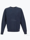 Bold Fox Head Patch Oversized Sweatshirt Navy - MAISON KITSUNE - BALAAN 2