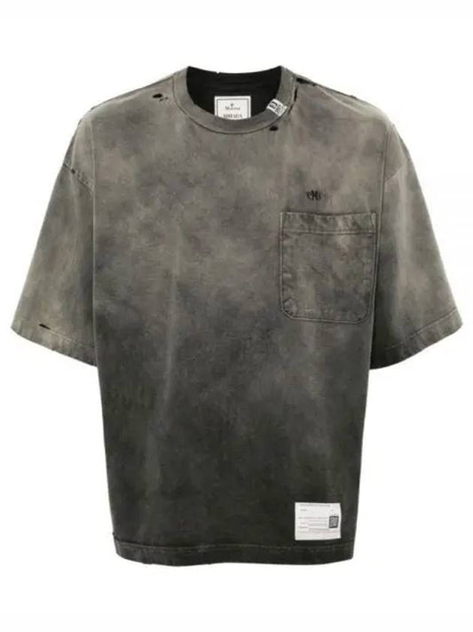 Sunfaded Short Sleeve T-Shirt Black - MIHARA YASUHIRO - BALAAN 2