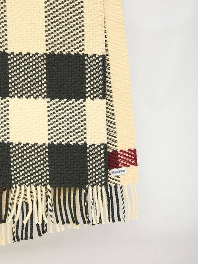 Check Wool Scarf - BURBERRY - BALAAN 2