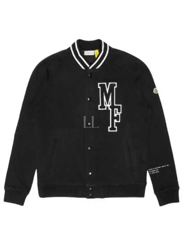 104110 Fragment Logo Varsity Jacket 8G00006 899OJ 999 - MONCLER - BALAAN 1