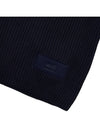 Logo Patch Basic Knit Top Navy - AMI - BALAAN 7