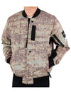 Shadow Project Camouflage Wappen Bomber Jacket Brown - STONE ISLAND - BALAAN 5