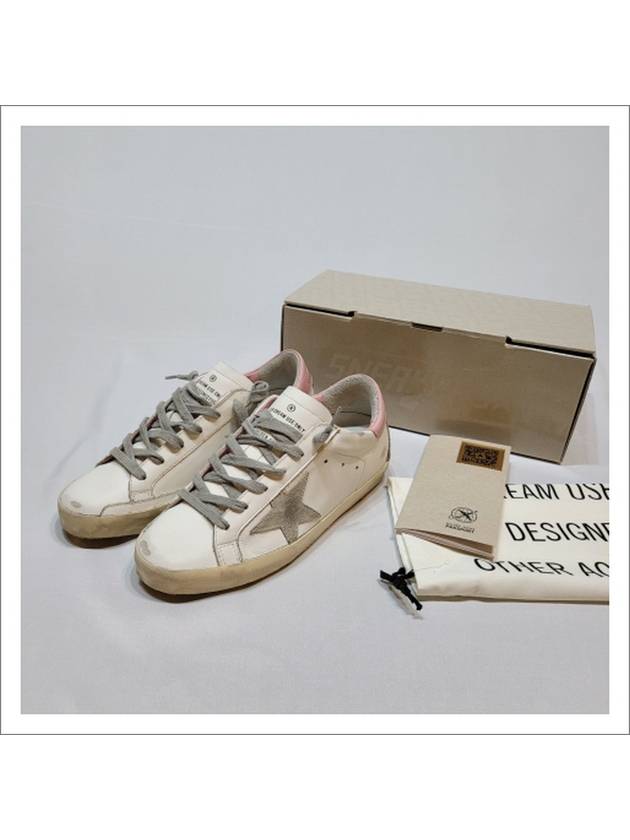 Superstar White Pink Heel Tab Sneakers - GOLDEN GOOSE - BALAAN 11