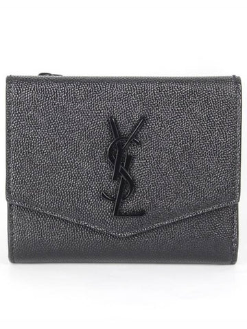 Caviar Uptown medium wallet - SAINT LAURENT - BALAAN 1