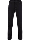 Men's Skater Straight Jeans Black - DSQUARED2 - BALAAN.