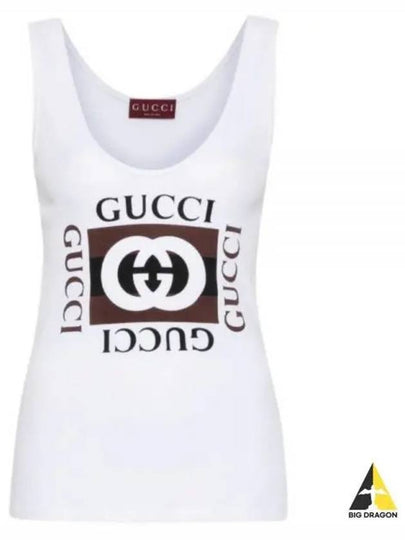 Logo Sleeveless White - GUCCI - BALAAN 2