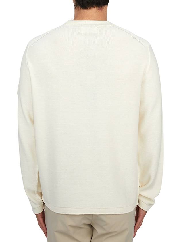 Ghost Piece Knit Top White - STONE ISLAND - BALAAN 4