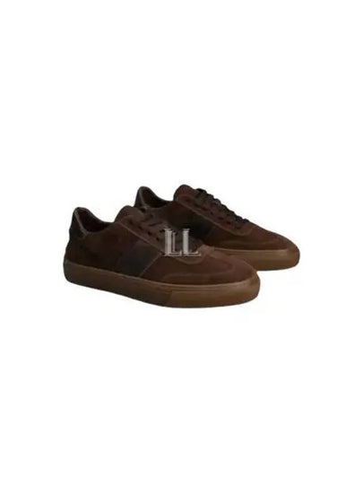 Suede Low Top Sneakers Brown - TOD'S - BALAAN 2