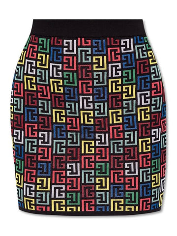 Balmain Short Skirt, Women's, Multicolour - BALMAIN - BALAAN 1