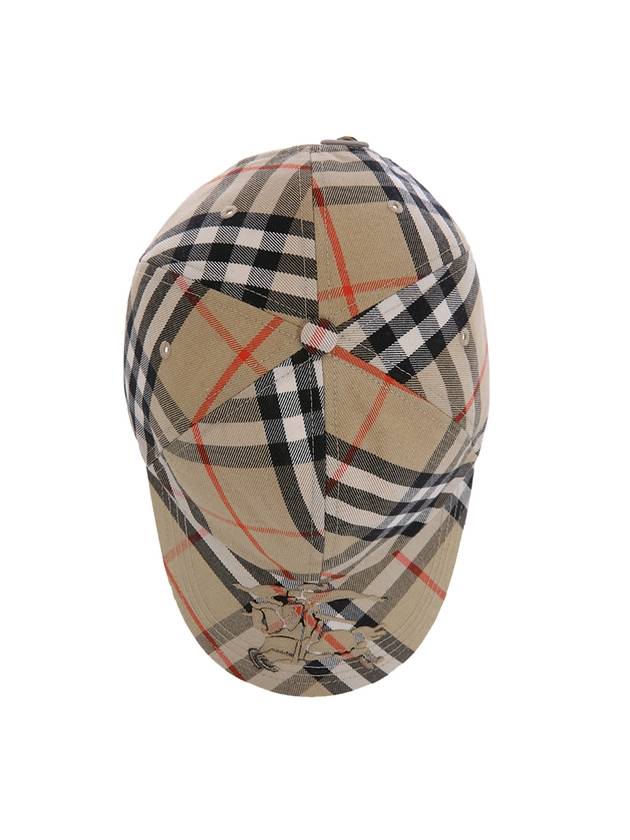 Vintage Check Base Ball Cap Beige - BURBERRY - BALAAN 6