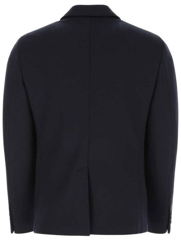 Men's Cashmere Wool Blend Jacket Navy - PRADA - BALAAN 3