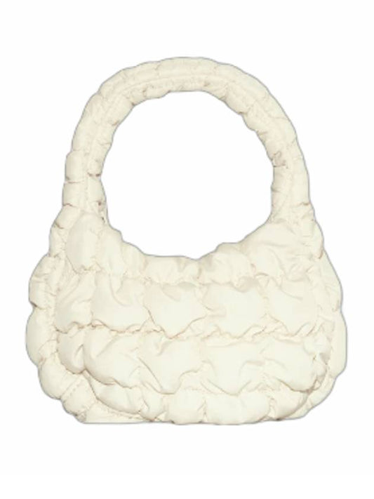 Women's Quilted Mini Tote Bag Offwhite - COS - BALAAN 1