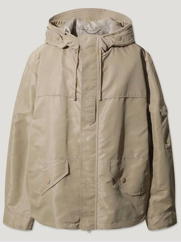 Beige nylon HOODY shell parka jumper - IRO - BALAAN 1