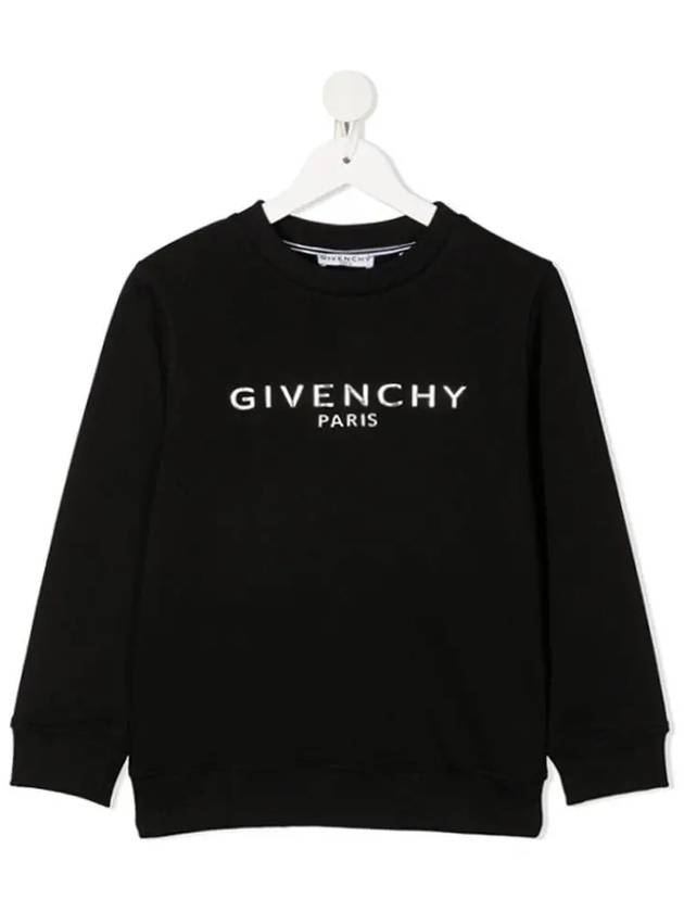 Kids Logo Print Sweatshirt Black H25241 09B - GIVENCHY - BALAAN 2