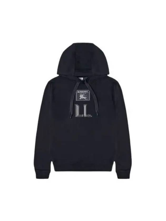 Women's Prorsum Label Cotton Hoodie Black - BURBERRY - BALAAN 2