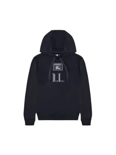 Women's Prorsum Label Cotton Hoodie Black - BURBERRY - BALAAN 2