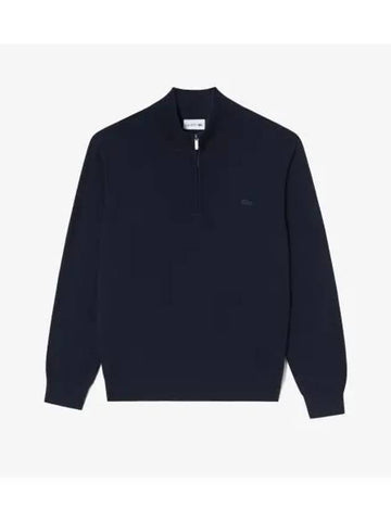 Men s Basic Half Zip Up Pullover Dark Navy - LACOSTE - BALAAN 1