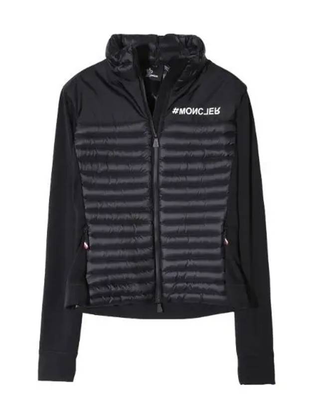 Grenoble logo patch padded jacket women s jumper - MONCLER - BALAAN 1