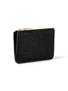 Romy Monogram Leather Card Wallet Black - LOUIS VUITTON - BALAAN 3