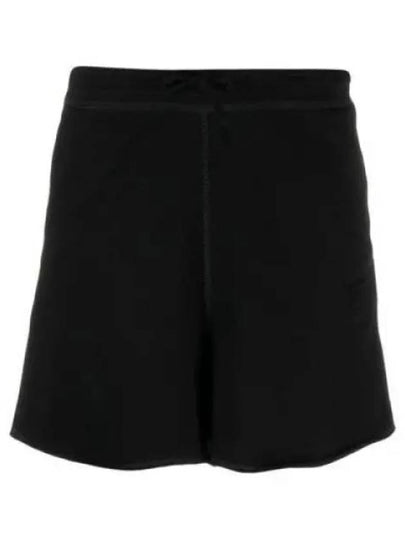 Logo Cotton Shorts Black - GANNI - BALAAN 2