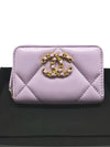 19 Zipper card wallet lambskin light purple AP0949 - CHANEL - BALAAN 2