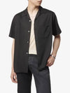 Twill Vacation Short Sleeve Shirt Black - MAISON MARGIELA - BALAAN 2