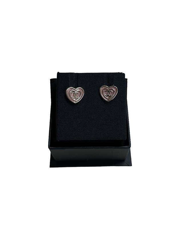 Heart CC Logo Earrings - CHANEL - BALAAN 1