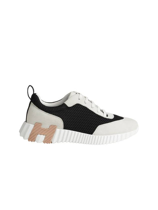 Bouncing Low Top Sneakers Noir Blanc - HERMES - BALAAN 1