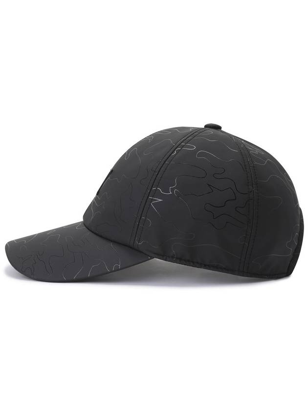 Official GLOSSY LINE BALL CAP BK - ANEWGOLF - BALAAN 3