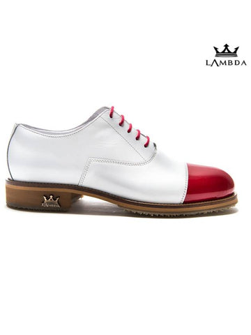 Golf Shoes Porto Red White 30% - LAMBDA - BALAAN 1