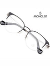 Eyewear Oval Eyeglasses Black - MONCLER - BALAAN 3