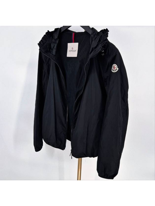 Women s lait windbreaker jacket black size 2 - MONCLER - BALAAN 4