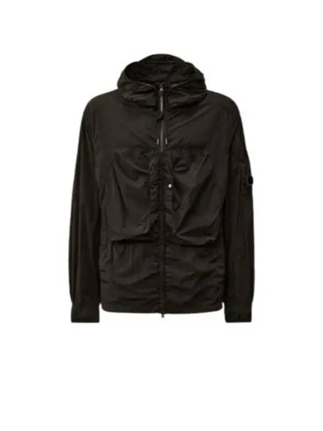 Chrome-R Hooded Jacket Black - CP COMPANY - BALAAN 1