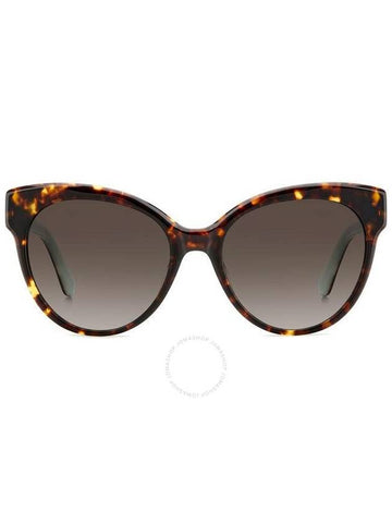 Kate Spade Dark Brown Gradient Butterfly Ladies Sunglasses AUBRIELLA/G/S HA 55 - KATE SPADE - BALAAN 1