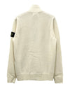 Wappen Patch Button Knit Top White - STONE ISLAND - BALAAN 4