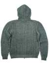 Cashmere 100 hooded zipup UK989AI18 - KITON - BALAAN 3
